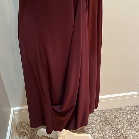 Bali Plum Colored Sleeveless Party Dress - Picture 3 of 7